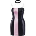 thumbnail image 1 of Mean Girls Cady Heron Black and Dusty Pink Party Inspired Dress Halloween, 1 of 7