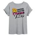thumbnail image 1 of Mean Girls - Cheese Fries - Women's Oversized T-Shirt, 1 of 5
