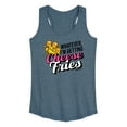 thumbnail image 1 of Mean Girls - Cheese Fries - Women's Racerback Tank Top, 1 of 4