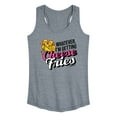 thumbnail image 1 of Mean Girls - Cheese Fries - Women's Racerback Tank Top, 1 of 4