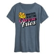 thumbnail image 1 of Mean Girls - Cheese Fries - Women's Short Sleeve Graphic T-Shirt, 1 of 5