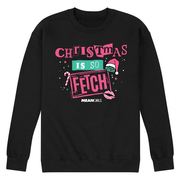 Mean Girls - Christmas Is So Fetch - Men's Crew Neck Fleece Pullover