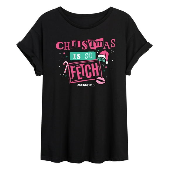 Mean Girls - Christmas Is So Fetch - Women's Oversized T-Shirt