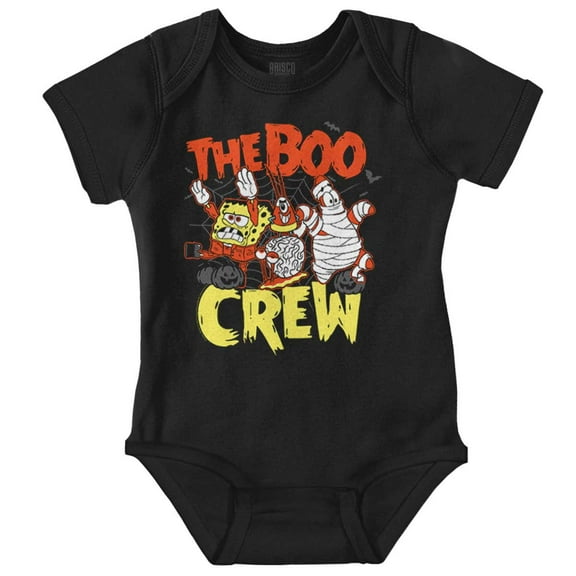 SpongeBob Halloween The Boo Crew Baby Romper Boys or Girls Brisco Brands NB