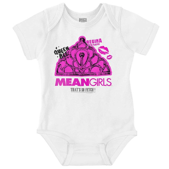 Mean Girls Homecoming Queen Tiara Gender Neutral Printed Baby Bodysuit Brisco Brands 12M