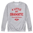 thumbnail image 1 of Mean Girls - Little Bit Dramatic Around Holidays Graphic Fleece Sweatshirt, 1 of 5