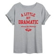 thumbnail image 1 of Mean Girls - Little Bit Dramatic Around Holidays - Women's Oversized T-Shirt, 1 of 5