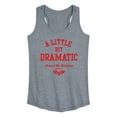 thumbnail image 1 of Mean Girls - Little Bit Dramatic Around Holidays - Women's Racerback Tank Top, 1 of 4