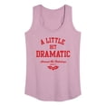 thumbnail image 1 of Mean Girls - Little Bit Dramatic Around Holidays - Women's Racerback Tank Top, 1 of 4