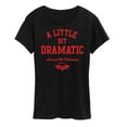 thumbnail image 1 of Mean Girls - Little Bit Dramatic Around Holidays - Women's Short Sleeve Graphic T-Shirt, 1 of 5