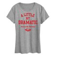 thumbnail image 1 of Mean Girls - Little Bit Dramatic Around Holidays - Women's Short Sleeve Graphic T-Shirt, 1 of 5