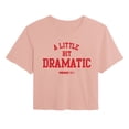 thumbnail image 1 of Mean Girls - Little Bit Dramatic - Juniors Cropped Graphic T-Shirt, 1 of 3