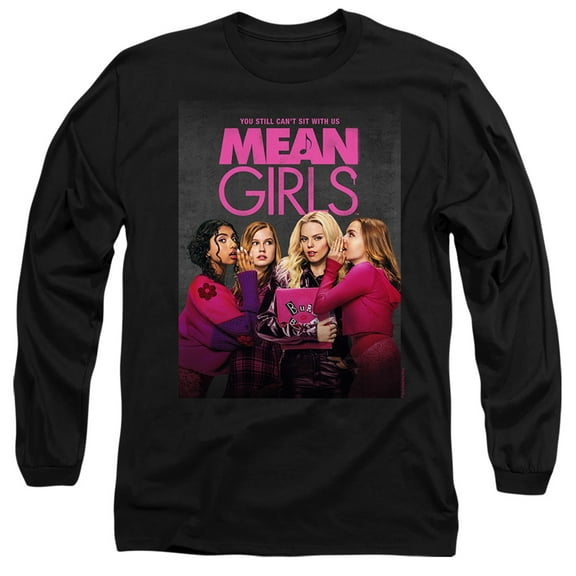 Mean Girls Musical Poster Unisex Adult Long-Sleeve T Shirt (Medium) Black