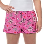 PJAMMY Mean Girls Pajamas Women's So Fetch Burn Book Movie Logo Designs PJ Shorts Y2K Bottoms