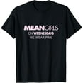 thumbnail image 1 of Mean Girls Pastel On Wednesdays We Wear Pink Header Logo T-Shirt, 1 of 4