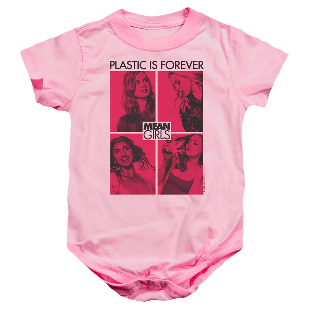 Mean Girls Plastic is Forever Unisex Infant Snap Suit for Baby (24