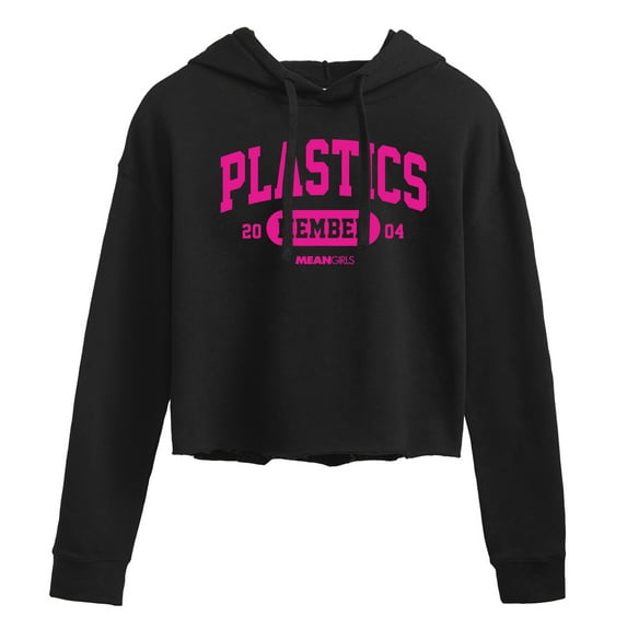 Mean Girls - Plastics Member - Juniors Cropped Pullover Hoodie