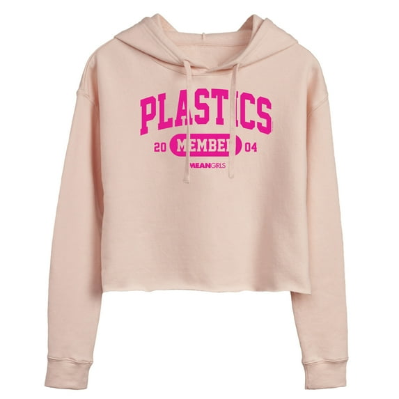 Mean Girls - Plastics Member - Juniors Cropped Pullover Hoodie