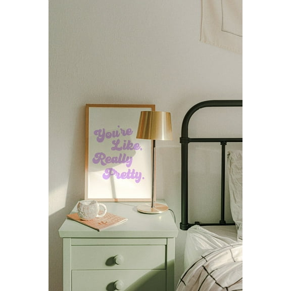 Mean Girls Quote Instant Pastel Aesthetic Decor Trendy Hot Girl Art Posters Wall Gallery Print Wall Art, Modern Wall Decor, 8x12 UNFRAMED