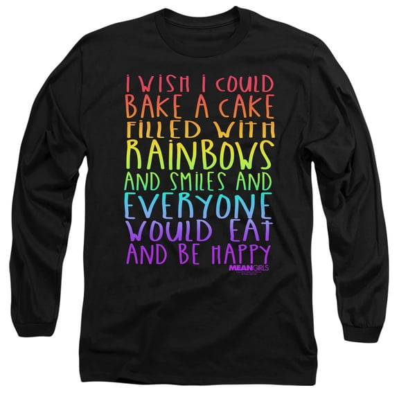 Mean Girls - Rainbows And Cake - Long Sleeve Shirt - Large