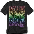 thumbnail image 1 of Mean Girls T-Shirt Rainbows And Cake Unisex Graphic Tee For Men & Women, 1 of 7