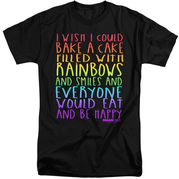 Mean Girls - Rainbows And Cake - Tall Fit Short Sleeve Shirt - XX-Large