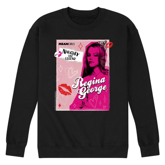 Mean Girls - Regina George Naughty List Legend - Men's Crew Neck Fleece Pullover