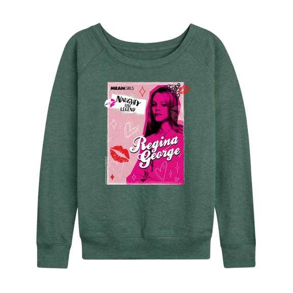 Mean Girls - Regina George Naughty List Legend - Women's Lightweight French Terry Long Sleeve Shirt