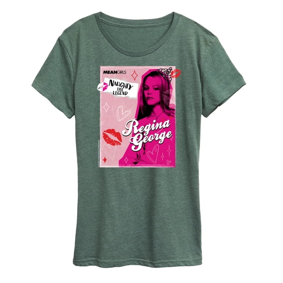 Mean Girls - Regina George Naughty List Legend - Women's Short Sleeve Graphic T-Shirt