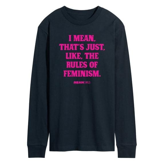 Mean Girls - Rules Of Feminism - Men's Long Sleeve T-Shirt