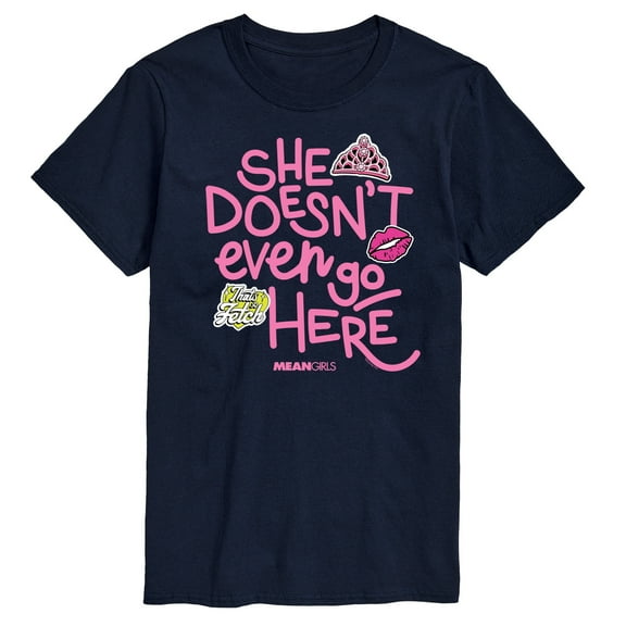 Mean Girls - She Doesn't Even Go Here - Men's Short Sleeve Graphic T-Shirt