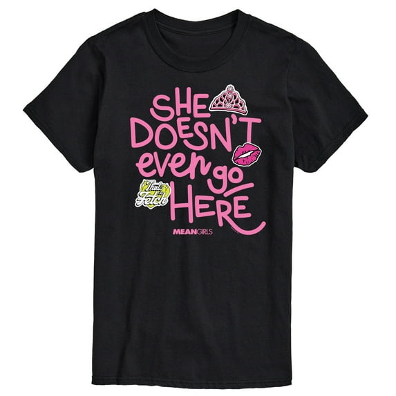 Mean Girls - She Doesn't Even Go Here - Men's Short Sleeve Graphic T-Shirt