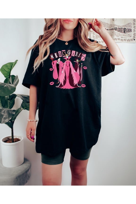 Mean Girls Shirt, Disney Villain Girls Comfort Colors T-Shirt, Gift Holiday Tee