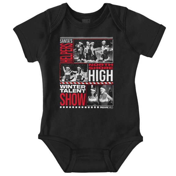 Mean Girls Winter Talent Show Poster Bodysuit Jumper Girls Infant Baby Brisco Brands 24M