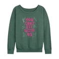 thumbnail image 1 of Mean Girls - You Can't Sit With Us - Women's French Terry Long Sleeve Pullover, 1 of 4
