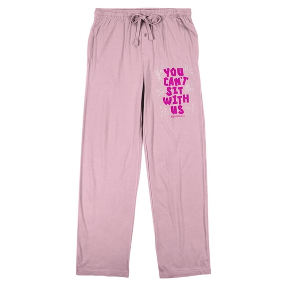 Mean Girls You Can't Sit With Us Women's Pink Sleep Pajama Pants-XS