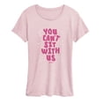 thumbnail image 1 of Mean Girls - You Can't Sit With Us - Women's Short Sleeve Graphic T-Shirt, 1 of 3