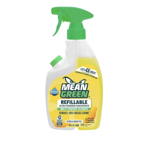 Mean Green Citrus & Green Tea Refillable Multi-Purpose Cleaner, 28.6 oz