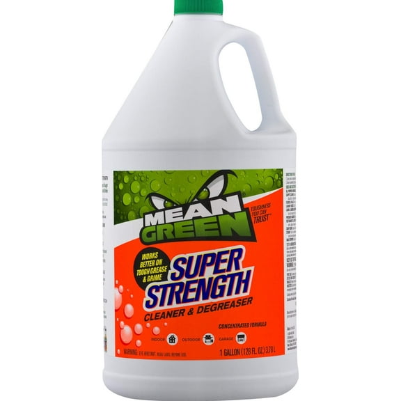 Mean Green Super Strength Cleaner and Degreaser, Concentrated Formula - 96 FL Oz / 2.84 L - Works on Tough Grease & Grime
