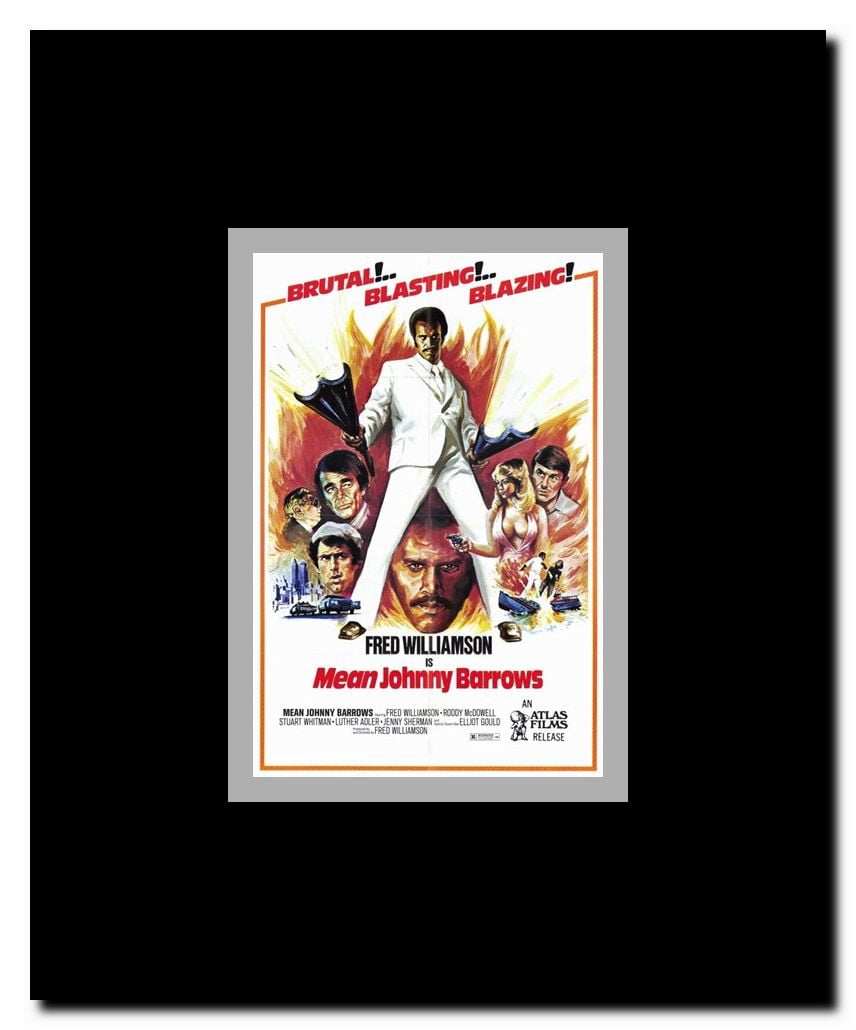 Mean Johnny Barrows Framed Movie Poster