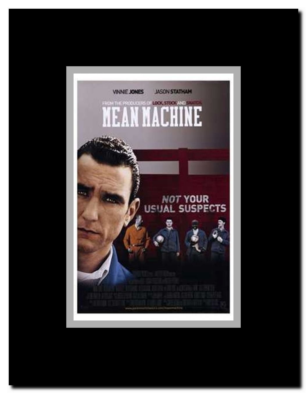 Mean Machine Framed Movie Poster