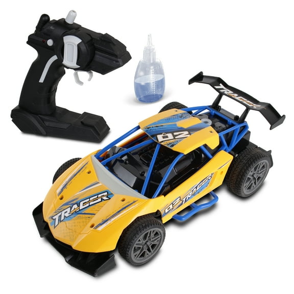 Mean Machines R/C (2.4GHz) Rocket Racer (w/ LED & smoke effects) - Yellow