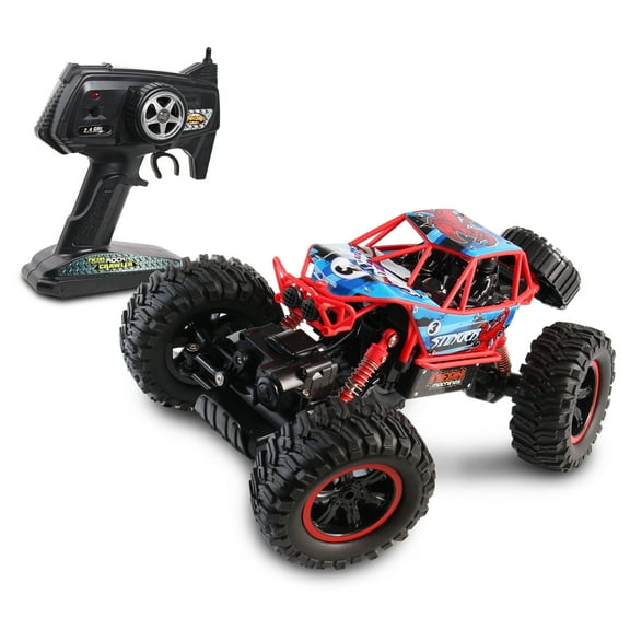 Mean Machines: RC Rock Crawler Stinger - NKOK 1:14 Scale Ready To Run Radio Control, 4x4, Battery Pack & USB Charger