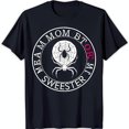 Mean Mom BT OR My Sweetest Black TShirt with Spider Graphic Design
