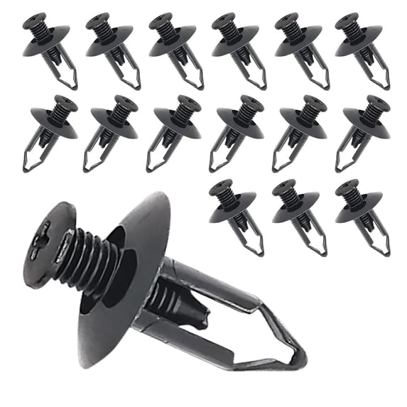 Mean Mug Auto 14919-231618A 15x Bumper Cover Push Type Retainer 8mm Hole Clips Replaces OEM 63878-01E10 For Nissan Maxima Fits select: 1990-2021 FORD F150, 1999-2021 CHEVROLET SILVERADO