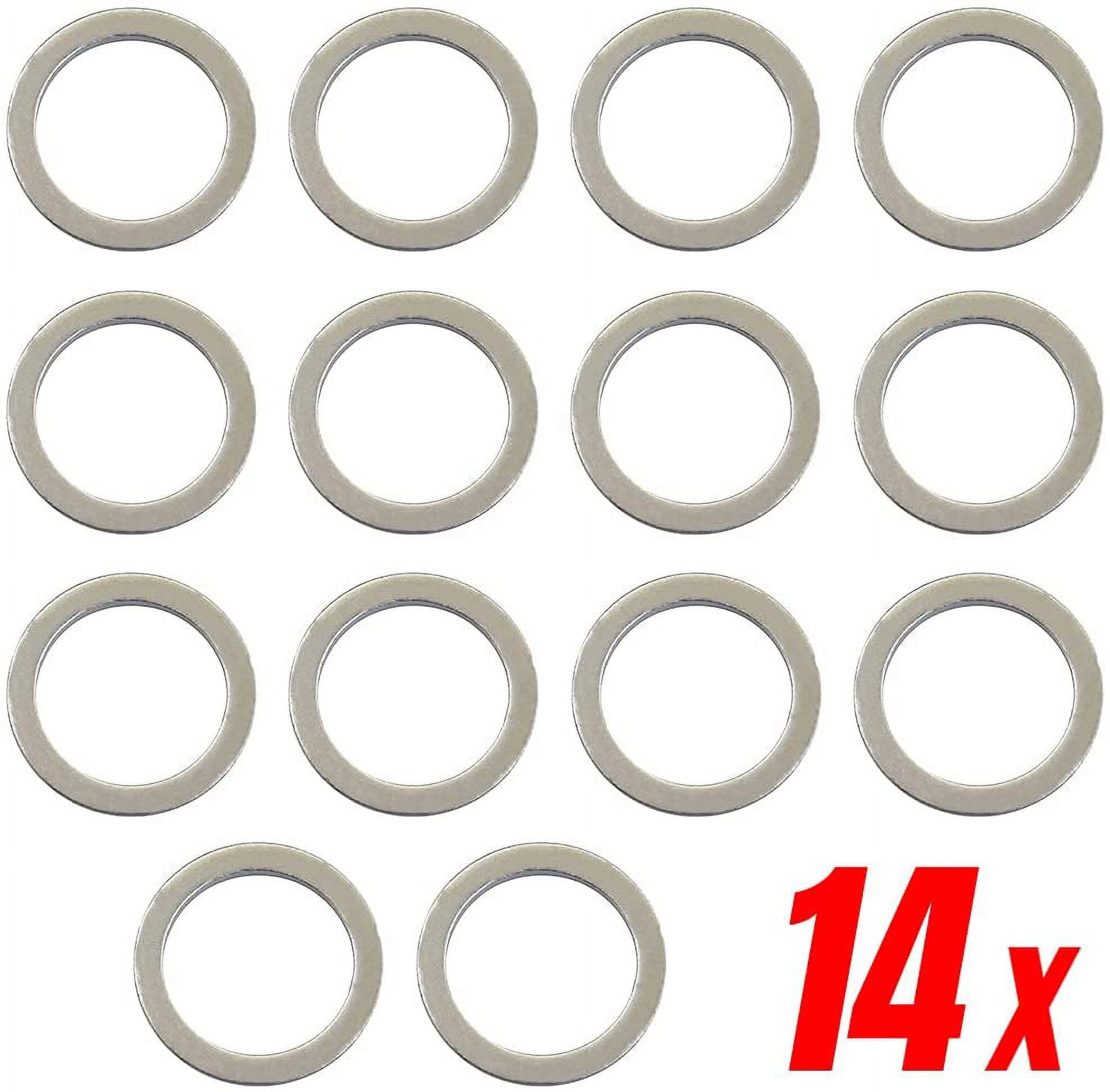 Mean Mug Auto 20152515167B 14x Oil Drain Plug Washer Gaskets Fit for
