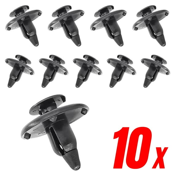 Mean Mug Auto 201525-201618A 10x Back Garnish Trim Panel Nylon Push-Type Retainer clips Replaces OEM 90467-06150 for Toyota Tacoma Fits select: 1990-2021 FORD F150, 1999-2021 CHEVROLET SILVERADO