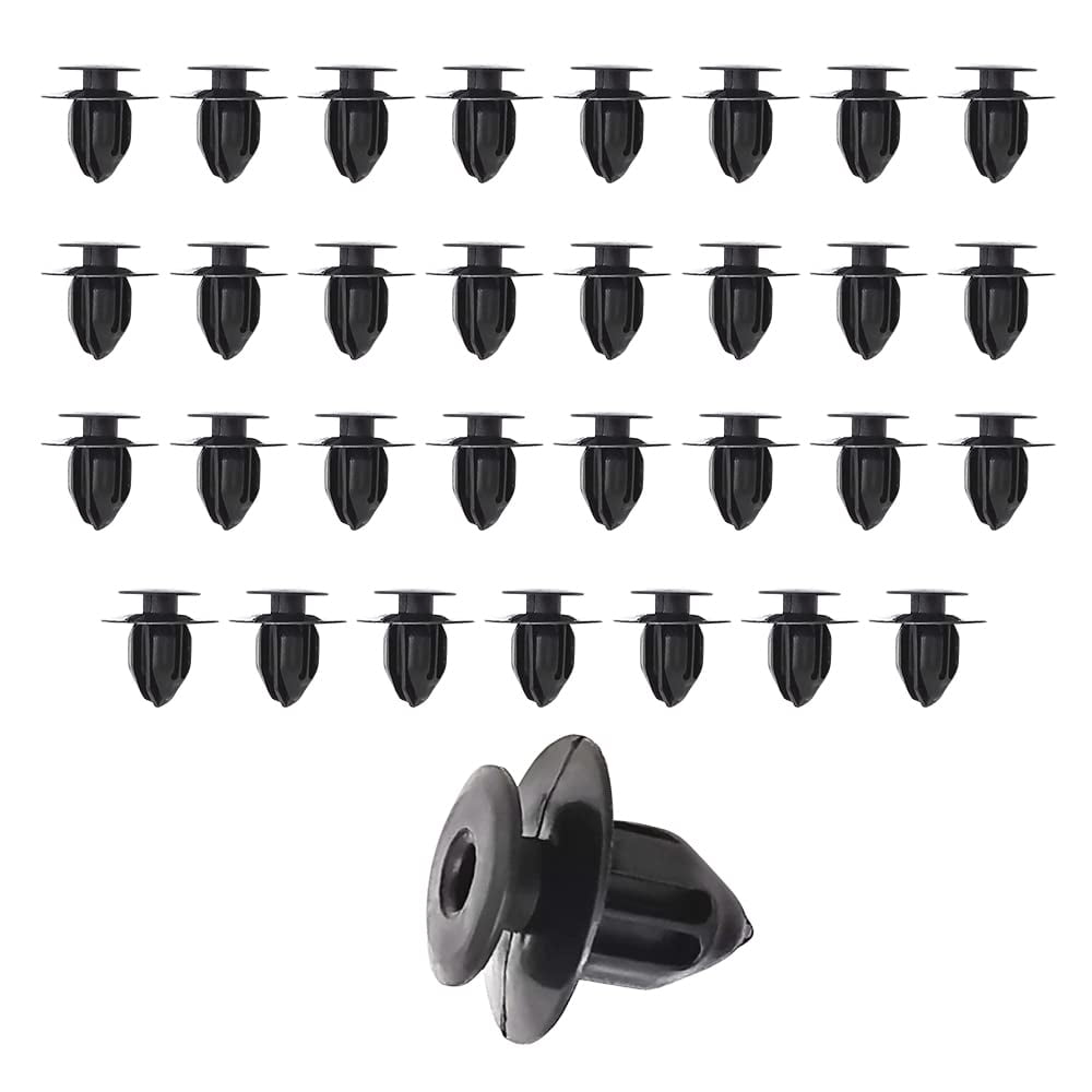 Mean Mug Auto 2025118133A 30x Nylon Rocker Moulding Retainer Push Type