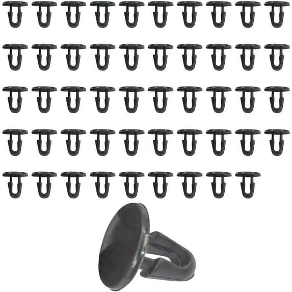Mean Mug Auto 3132-20819A 100x Hood Seal Push Type Molding Retainer Clips - Compatible with Toyota, Lexus, GM - Replaces OEM #: 90467-08011, 90467-08004 Fits select: 1990-2021 FORD F150