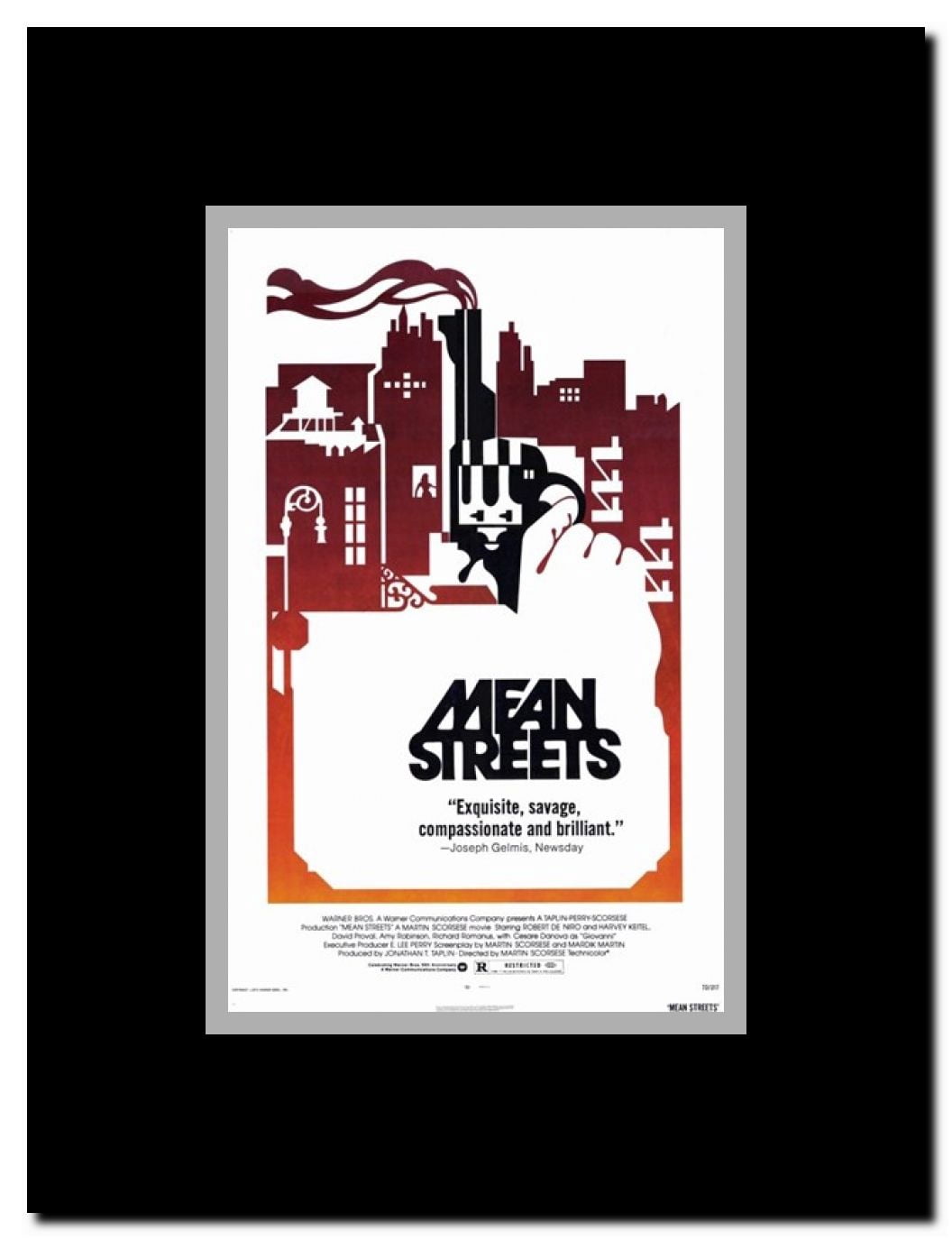 Mean Streets Framed Movie Poster